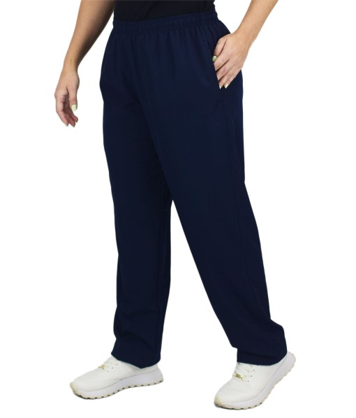 Calça Feminina Tactel com elastano Forrada P ao G1 Frio Azul Marinho